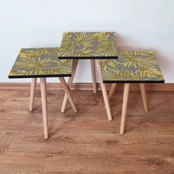 HANAH HOME Set 3 stočića 3Shp237 Grey