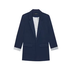Anna Field Blazer temno modra
