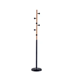 Elegantni Drveni Čiviluk visina 175 cm black