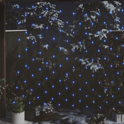 vidaXL Božićna svjetlosna mreža svjetloplava 3 x 2 m 204 LED