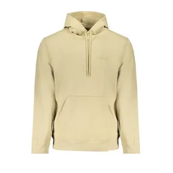 CALVIN KLEIN MEN'S BEIGE ZIPLESS SWEATSHIRT