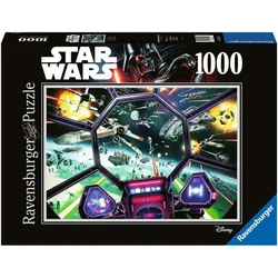 Ravensburger puzzle (slagalice) - 1000pcs Star Wars TIE Fighter Cockpit RA16920
