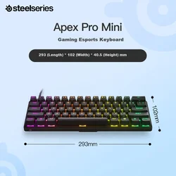SteelSeries Tastatura, Žičana, Crna