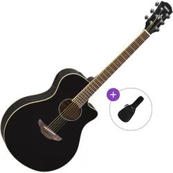 Yamaha APX600 Basic SET Black Elektroakustična jumbo