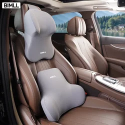 Bimll Set jastuka za vrat i leđa za auto sedište, Sivi
