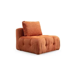 Atelier del Sofa Fotelja Amaris O1, 90 x 100 x 65 cm, Narandžasta