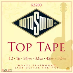 Rotosound Žice za džez gitaru RS200 Top Tape, .012-.052