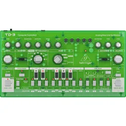 Behringer TD-3 Synthesizer Transparent Green (Kot novo)