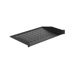 MIRSAN Fiksna polica za rekove 300mm 19/1U MR.RAK1U30.01 crna