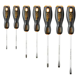 slomart Set izvijačev NEO TOOLS, 7 kosov