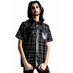 Moška srajca KILLSTAR - Daze Button-Up - ASH TARTAN - KSRA003985