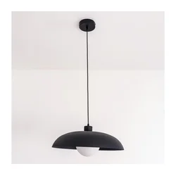 Luster na kablu ECLIPSE 1xE27/15W/230V crna