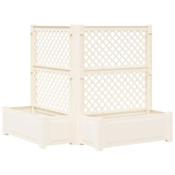 Velika s osvrtom 2 pcs Bijela 143 x 143 x 133,5 cm PP