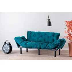Atelier del Sofa Trosed na razvlačenje Nitta 185x85x70cm Petrolej