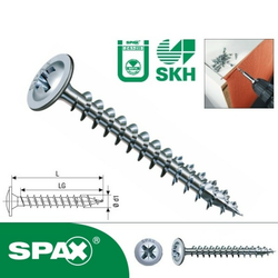 Vijak za hrbtišče Spax 3,5X30