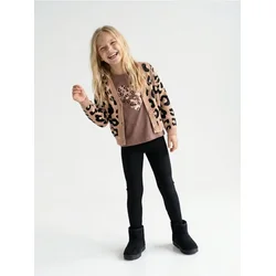 Sinsay - Kardigan sa viskozom sa leopard printom - BEŽ