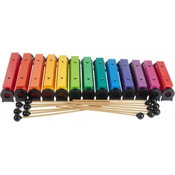 Boomwhackers Chroma-Notes Resonator Bells Complete Set Ksilofon (Kot novo)