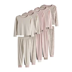 The Set Pižama kremna/temno bež/rosé