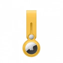 APPLE mm003zm/a Privezak za AirTag, Leather Loop, Meyer Lemon