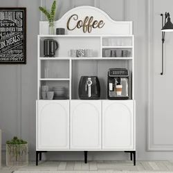 HANAH HOME Lyon 120 White Black komoda