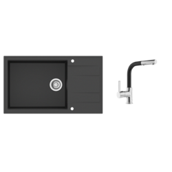 Sink solution Set BILBAO (črna), (20511892)
