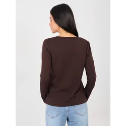 Temno rjava bluza