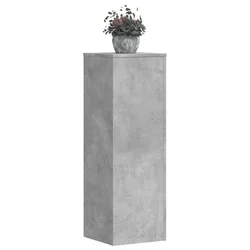 Stalci za biljke 2 kom siva boja betona 33 x 33 x 100 cm drveni