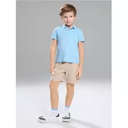 Sinsay - Kratke pantalone od mešavine lana - BEŽ