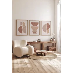 Wallity slika 3Dartsoho56, 3 dijela, 33 x 48 cm
