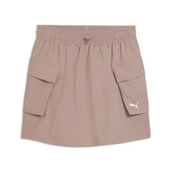 PUMA Wardrobe Essentials Cargo Skirt Women, Puma, Sandstone, L