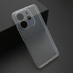 Maska ULTRA TANKI PROTECT silikon za Xiaomi Redmi Note 14 4G/ providna (bela)