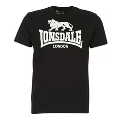 Lonsdale Majice s kratkimi rokavi LOGO Črna