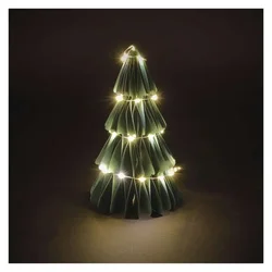 LED božićna dekoracija 35xLED/2xAA jelka