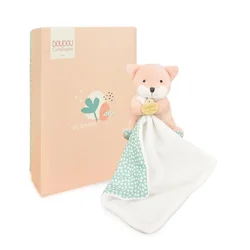 Doudou Plišasta lisica z odejo 11 cm