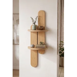 HANAH HOME Zidna polica Artmtkwll4 Oak