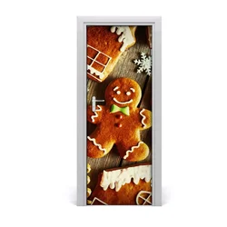 tulup.si Nalepka na vratih Gingerbreads 75x205 cm