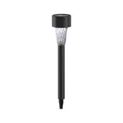 Aigostar - LED solarna lampa LED/0,006W/1,2V 29,5 cm crna 6500K IP44