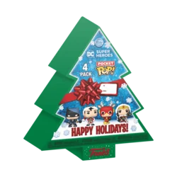 Funko POP! DC HOLIDAY - TREE HOLIDAY BOX 4-PACK