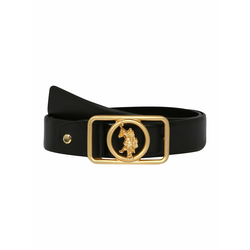 U.S. POLO ASSN. Remen, crna / zlatna