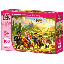 ART PUZZLE Puzzle Gozdna pustolovščina 100 kosov