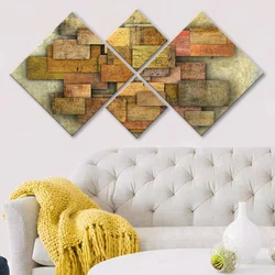 Wallity slika 4MDF176097158, 60x115 cm, 4 dijela