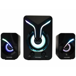 MICROLAB U270 Phenix Stereo zvučnici black 11W (5W, 2x3W)USB power 3,5mm LED