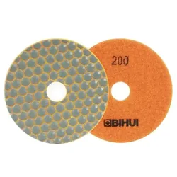Dijamantski brusni disk za poliranje 200mm Gr 100 (čičak) – BIHUI DPP