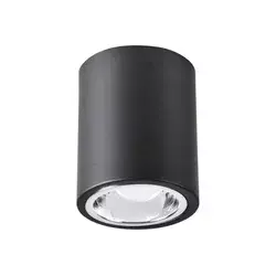 LED RGBW prigušiva spot svetiljka JUPITER 1xE27/6,5W/230V prečnik 9,8 cm crna