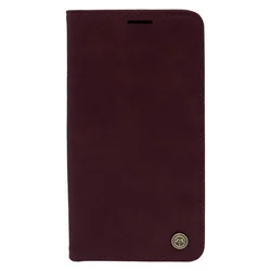 Maska za telefon LEATHER RETRO FLIP za Samsung S22, Bordo