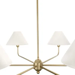 Lestenec Classy Plus Gold Linen - širok