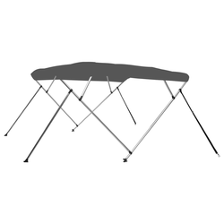 Bimini tenda s 4 loki antracitna 243x196x137 cm