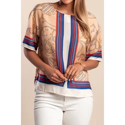 Bluza s potiskom, rumena