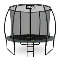 Aga SPORT EXCLUSIVE Trampolin 305 cm Siva + zaščitna mreža + lestev