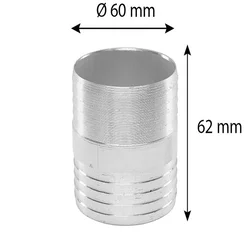 Carmotion Nastavak creva, O60 mm, Metalni